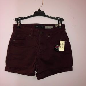 NWT maroon aeropostale midi shorts
